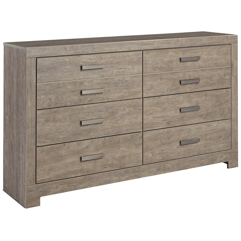 Ashley Furniture Culverbach 6 Drawer Double Dresser in Gray