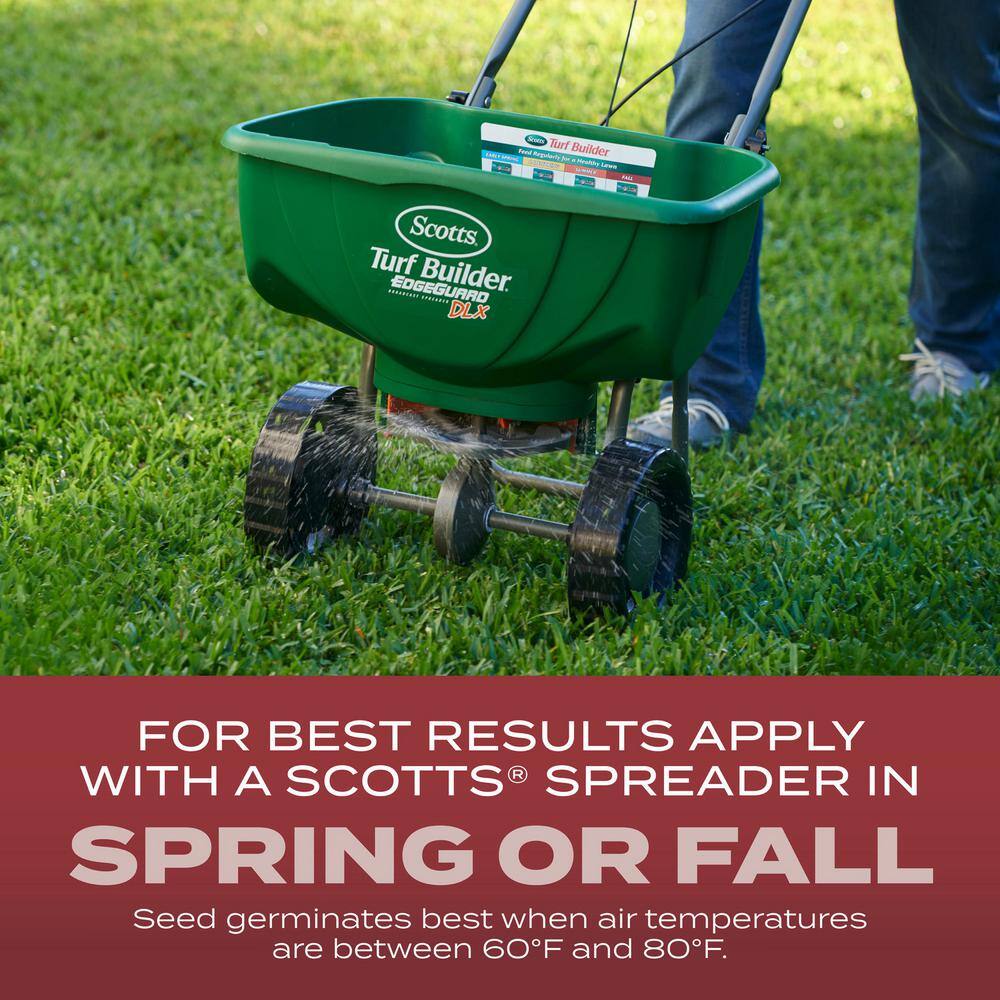 Scotts Turf Builder 2.4 lbs. Grass Seed Sunny Mix with Fertilizer and Soil Improver Thrives in Direct Sun 18035