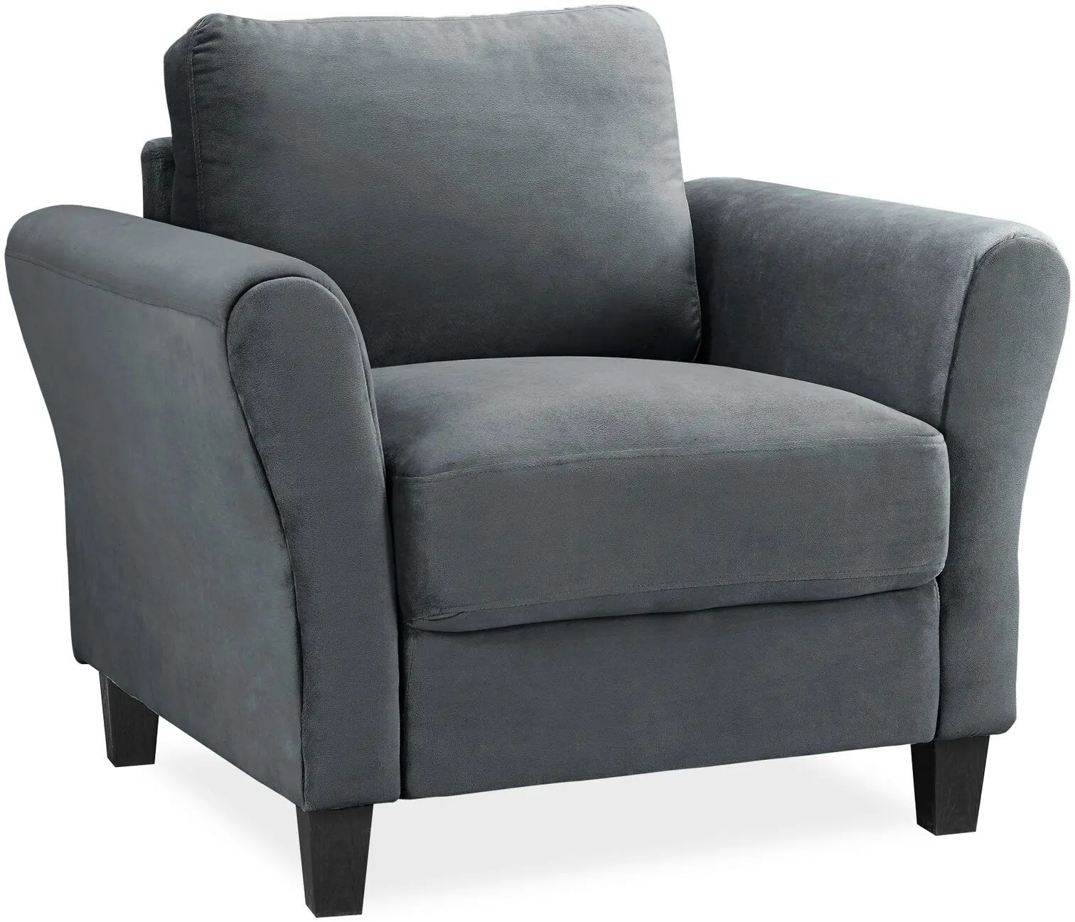 Milani Dark Gray Contemporary Chair