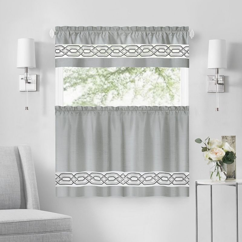 Achim Paige Window Curtain Tier and Valance Set