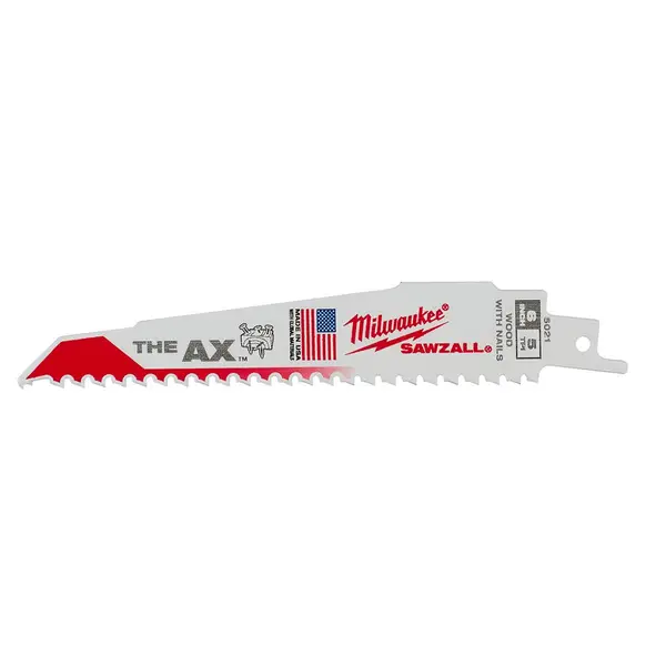 Milwaukee 5-Pack 6 5 TPI The Ax Sawzall Blades