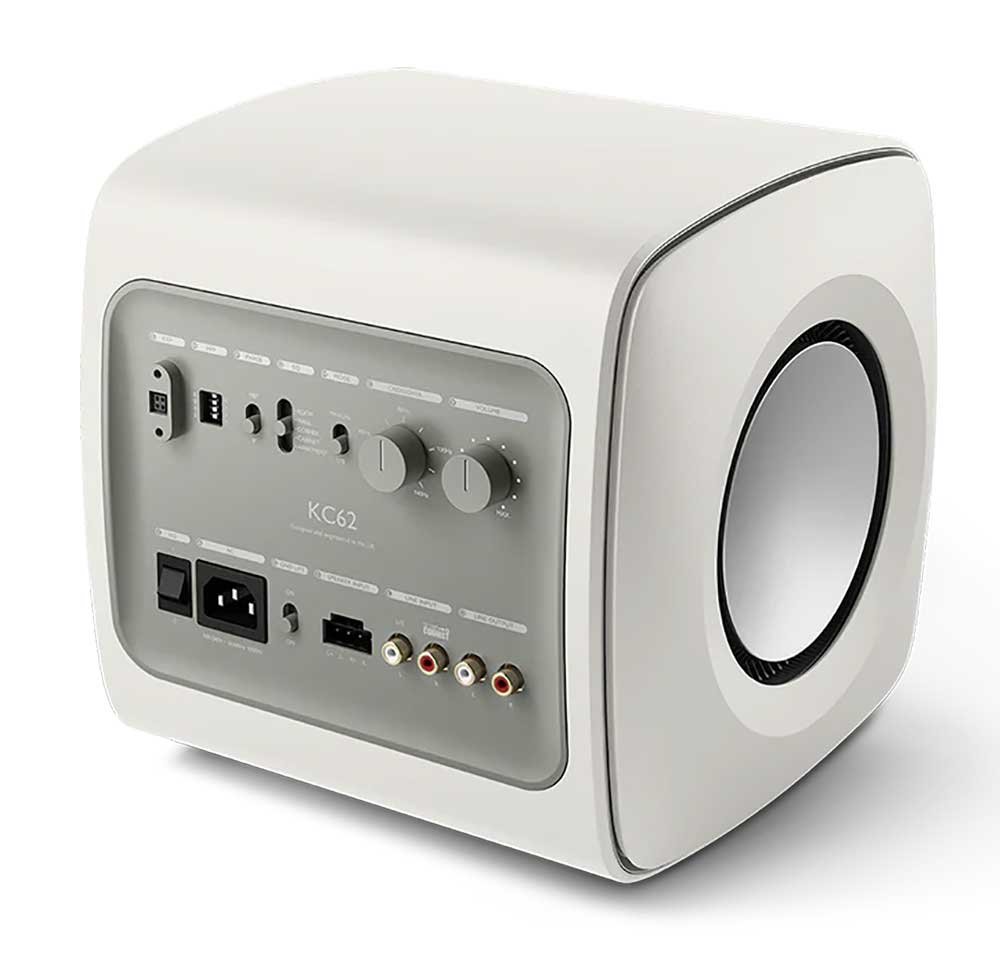 KEF KC62 Mineral White Subwoofer