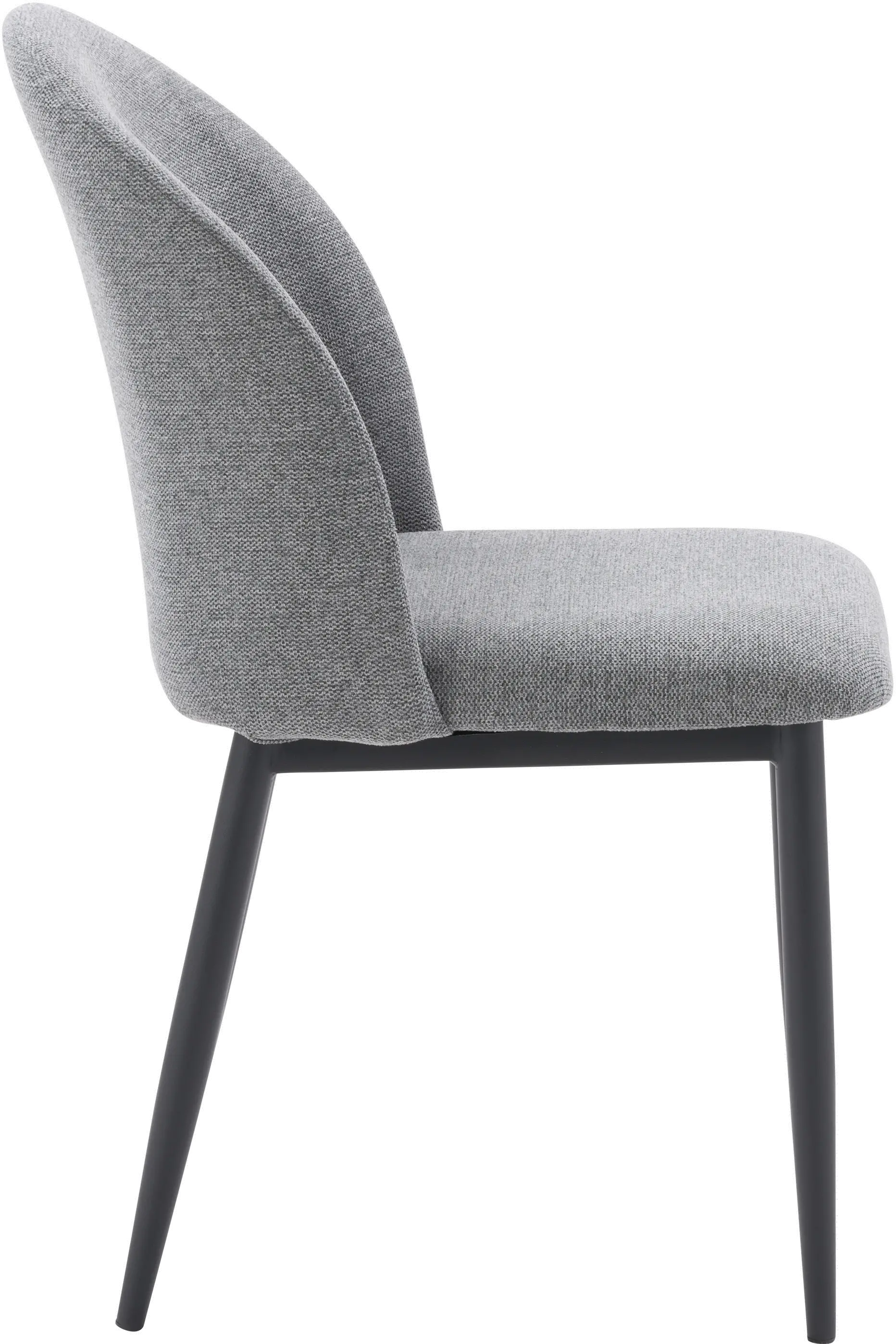 Nash Gray Upholostered Side Chair， Set of 2