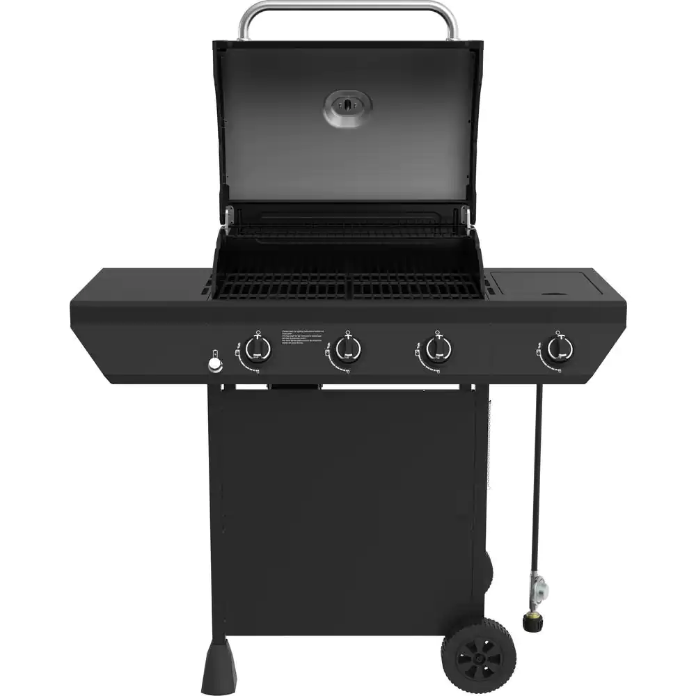 Nexgrill 720-0925S 3-Burner Propane Gas Grill in Black with Side Burner