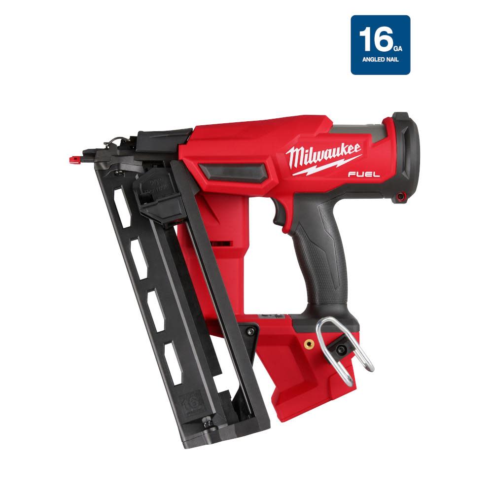 Milwaukee M18 FUEL 16 Gauge Angled Finish Nailer Bare Tool 2841-20 from Milwaukee