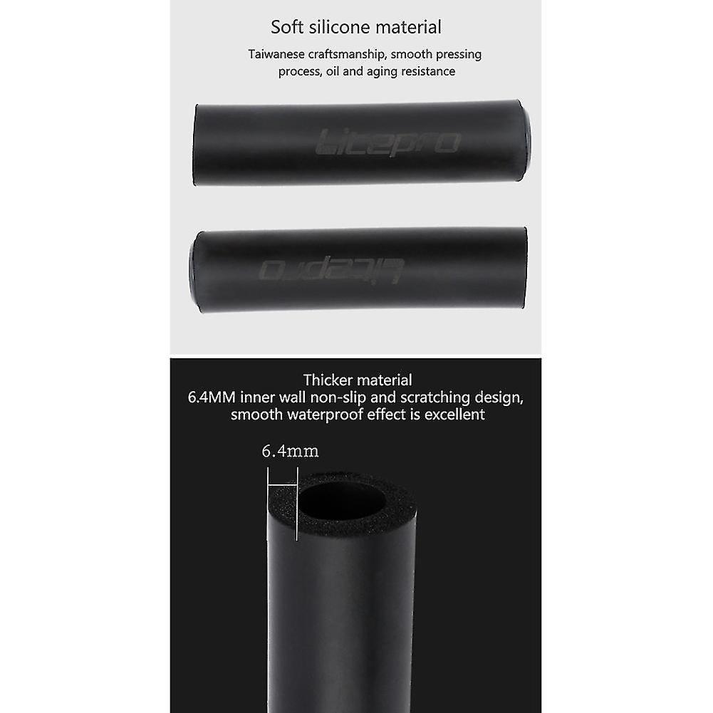 2 Pair Ultra Light Silicone Hand Grip Bike Folding Bicycle Handle Grips Handlebar Accessories