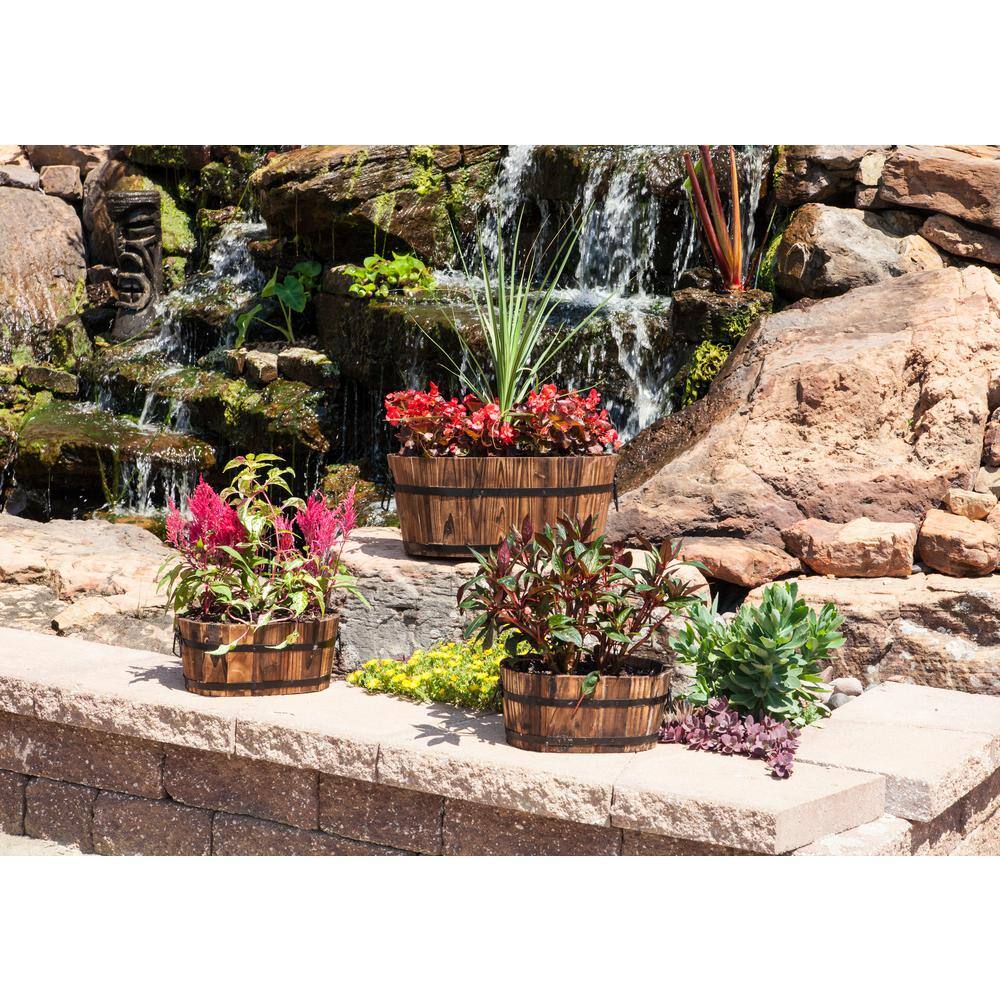 Devault Enterprises DeVault Wooden Oval Planter (Set of 4) DEVBP214