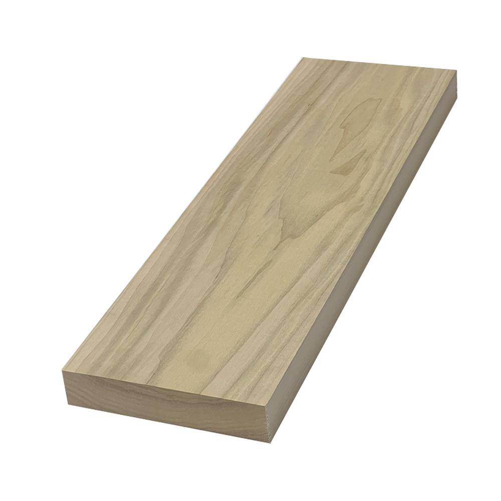 Swaner Hardwood 2 in. x 8 in. x 8 ft. Poplar S4S Board OL08120096PO