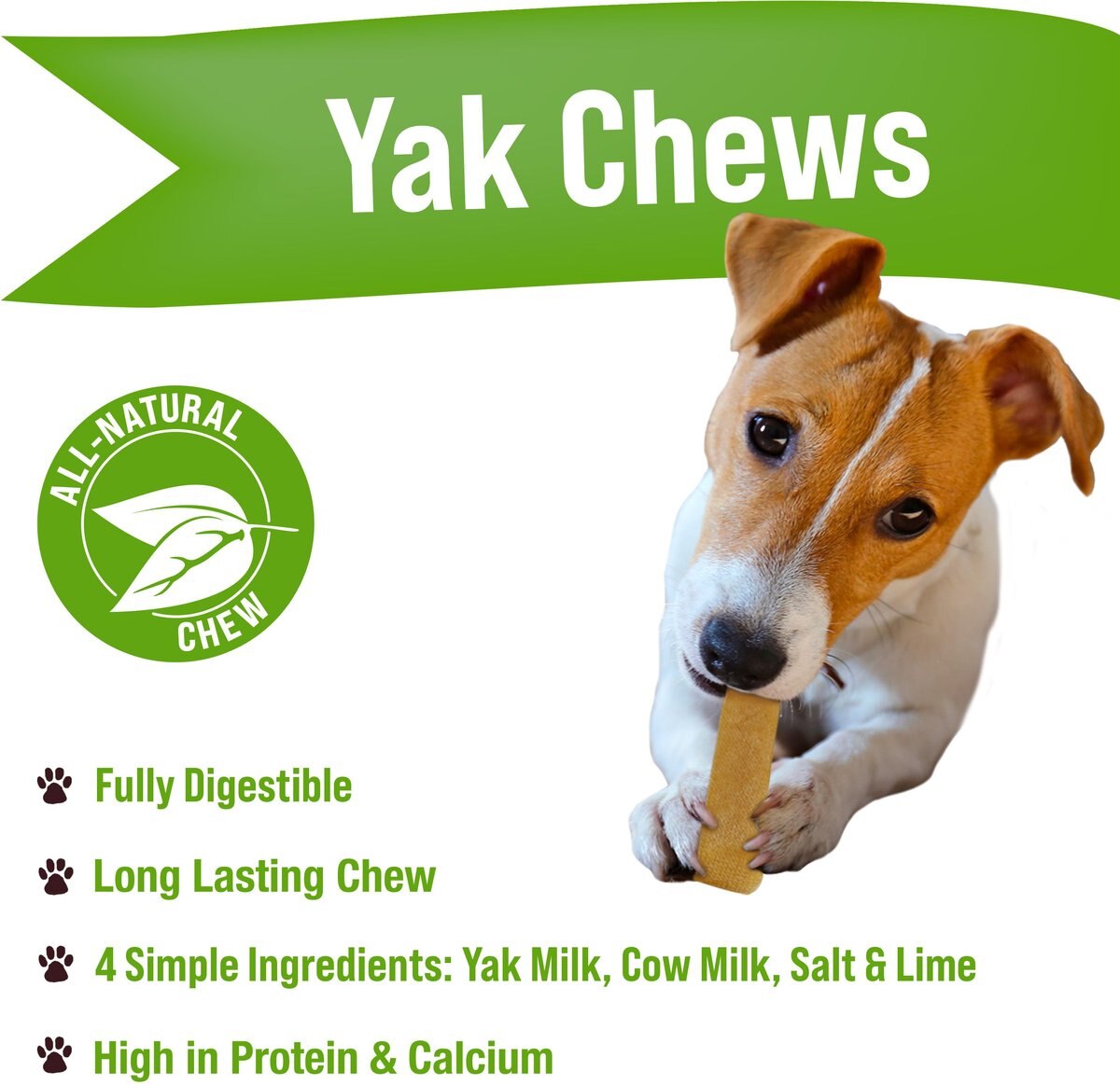 Buck Bone Organics Yak Chew Small Dog Treats