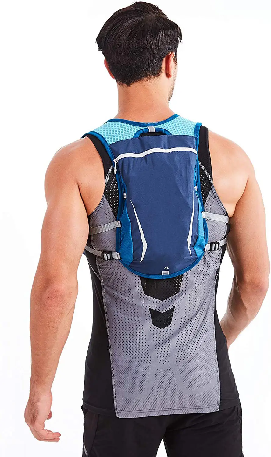 Running Backpacks Lightweight Hydration Pack Functional Running Vest 5.5L