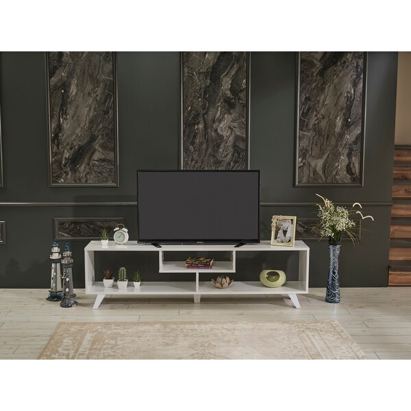 Pant Open Shelving Entertainment Centre TV Stand for TVs up to 80