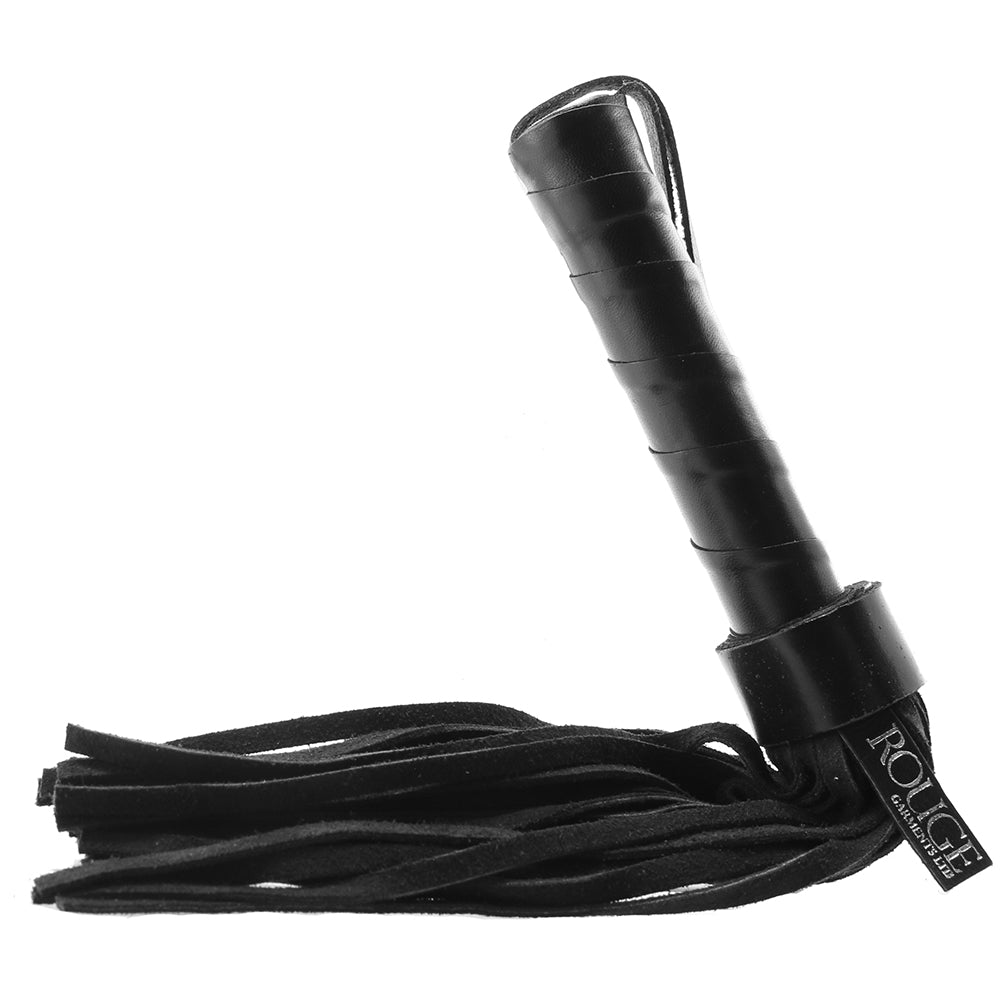 Short Suede Flogger in Black