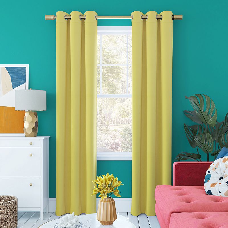 Sun Zero Harper Thermal 100% Blackout Grommet Window Curtain