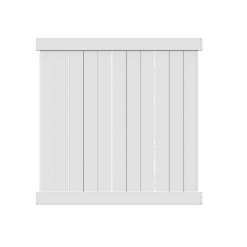 Barrette Outdoor Living Washington 6 ft. H x 6 ft. W Vinyl Fence Panel Kit (Z) 73014393