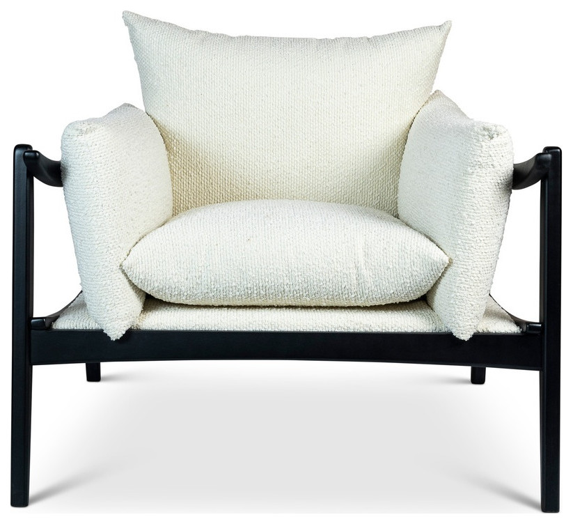 Angelie Accent Chair   Midcentury   Armchairs And Accent Chairs   by Virgil Stanis Design  Houzz