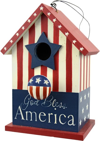 Red Carpet Studios God Bless America Bird House