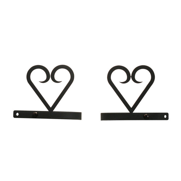 Village Wrought Iron CUR TB 51 Heart   Curtain Tie...