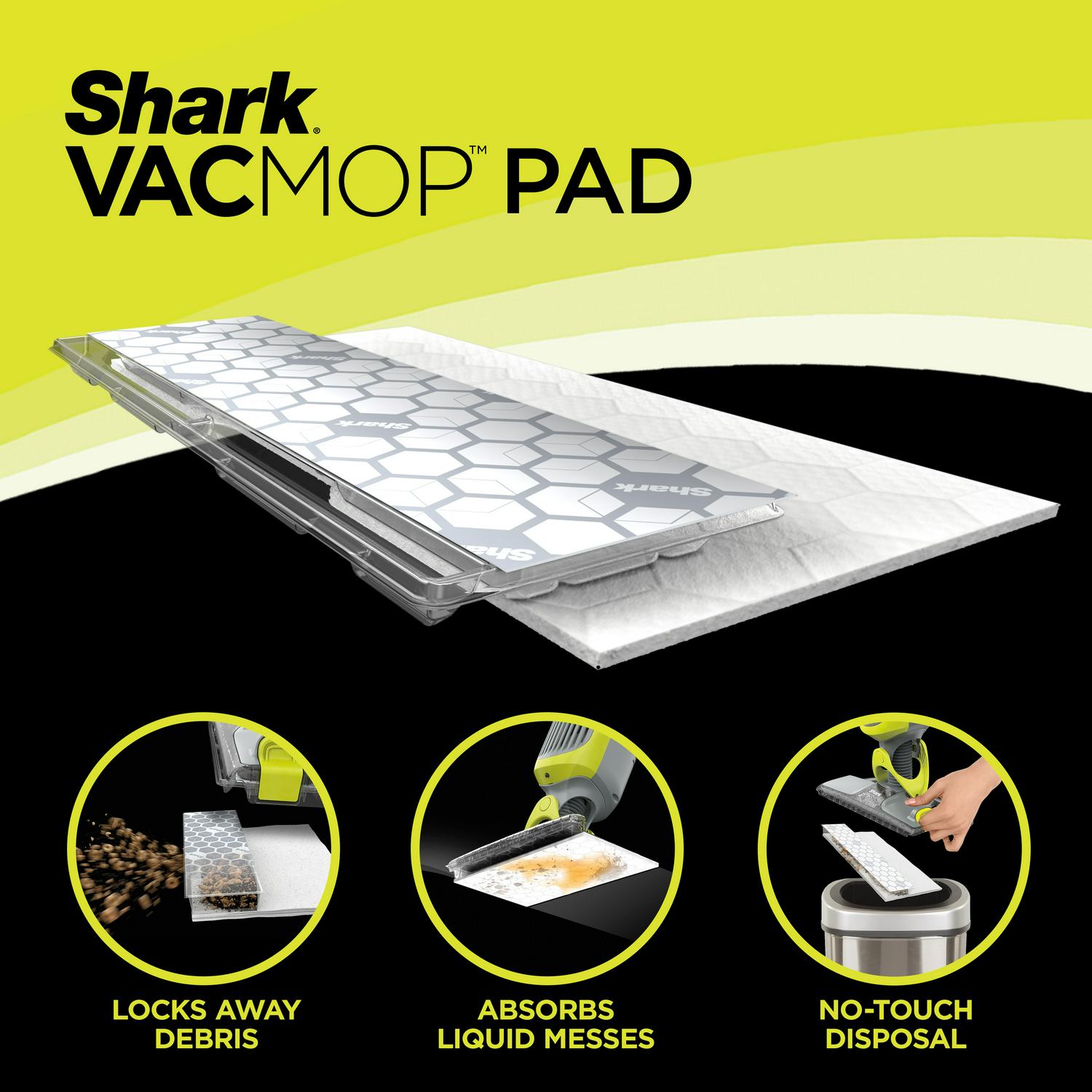 Shark VACMOPa c Cordless Hard Floor Vacuum Mop with Disposable VACMOP Pad VM200  Crowdfused