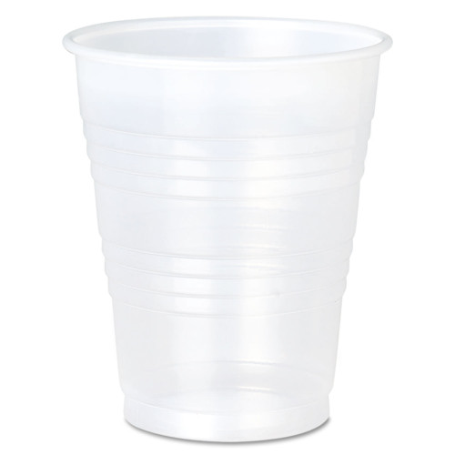 Dart High-Impact Polystyrene Cold Cups， Perfect Pak， 10 oz， Translucent， 500/Carton (Y10PFTPKCT)