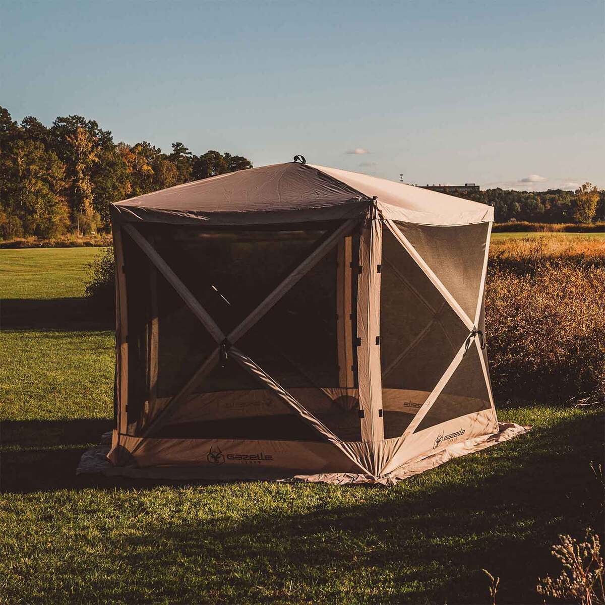 Gazelle G5 5sided Portable Gazebo  Desert Sand