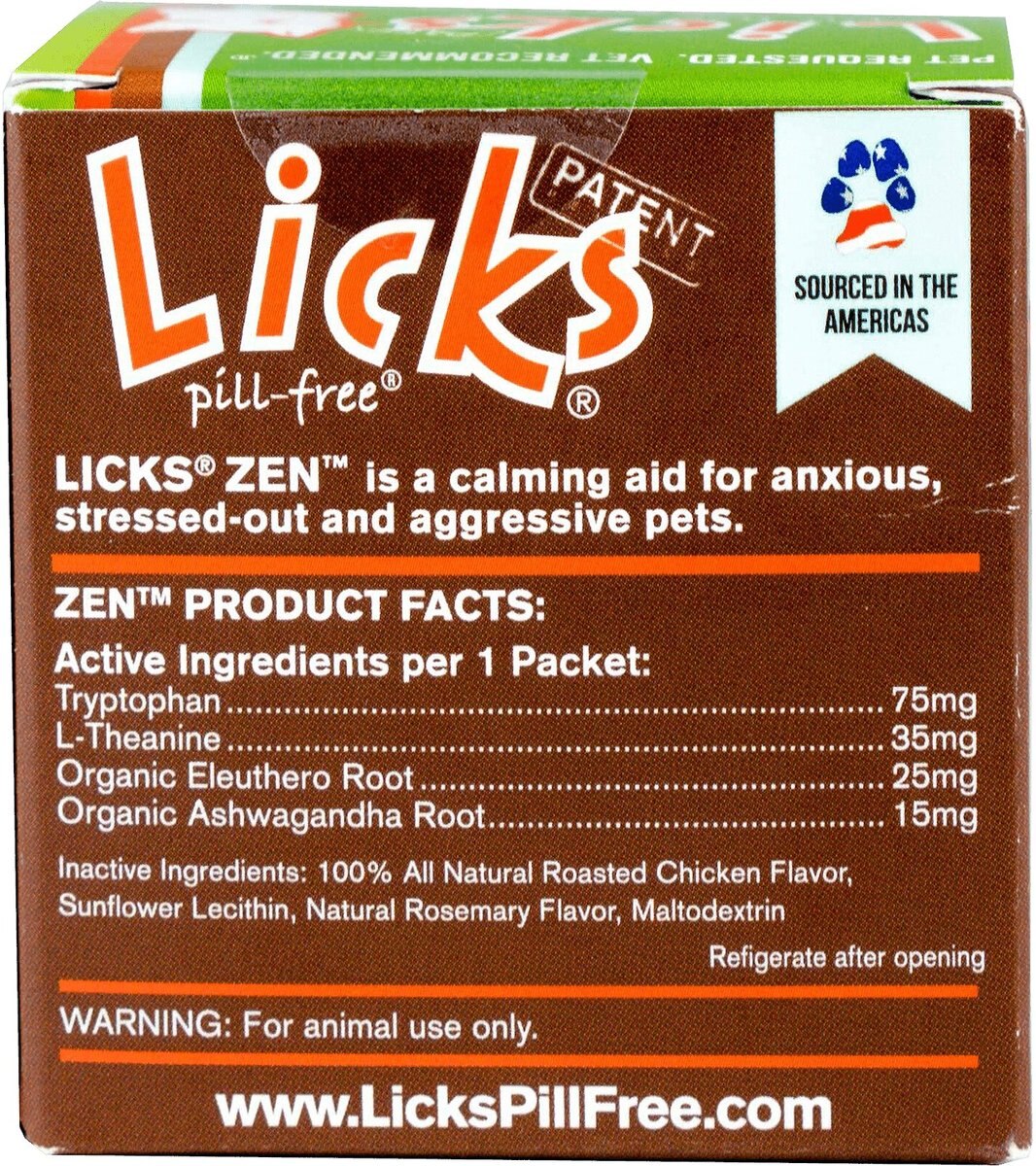 Licks Pill-Free ZEN Calming Cat Supplement