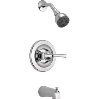 Delta Foundations Single-Handle 1-Spray Tub and Shower Faucet in Chrome (Valve Included) B114900C