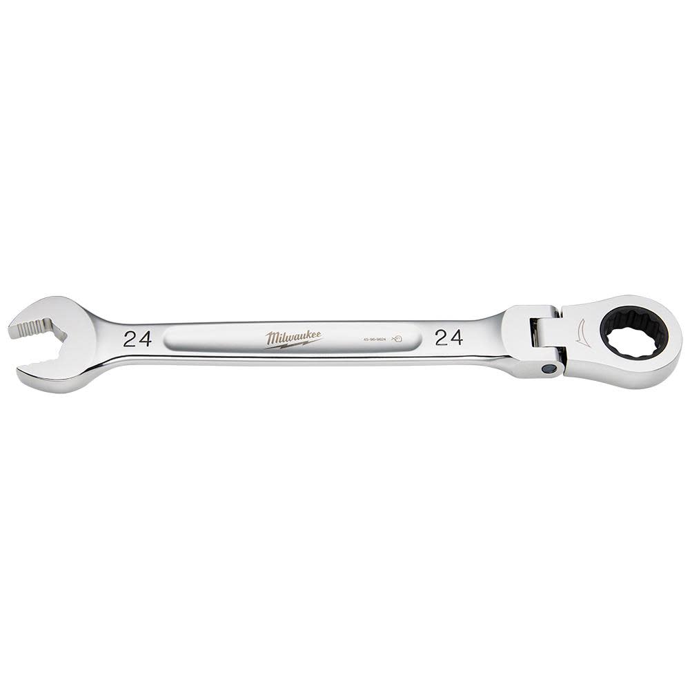 Milwaukee 24MM Flex Head Ratcheting Combination Wrench ;