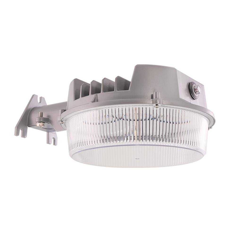 Halo ALB 250-Watt Equivalent Integrated LED Gray Dusk to Dawn Area Light 4000K ALB4A40GY