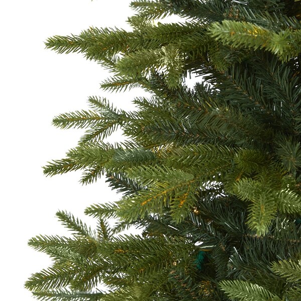 8' Belgium Fir Natural Look Artificial Christmas Tree