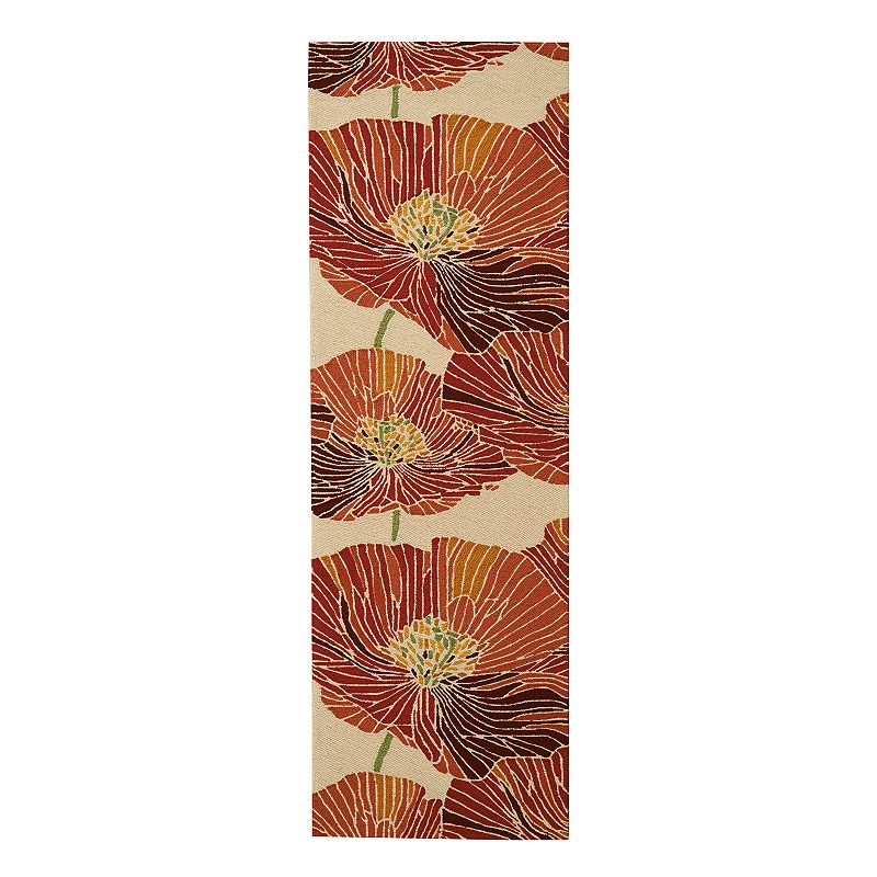 Nourison Fantasy Floral Black Area Rug