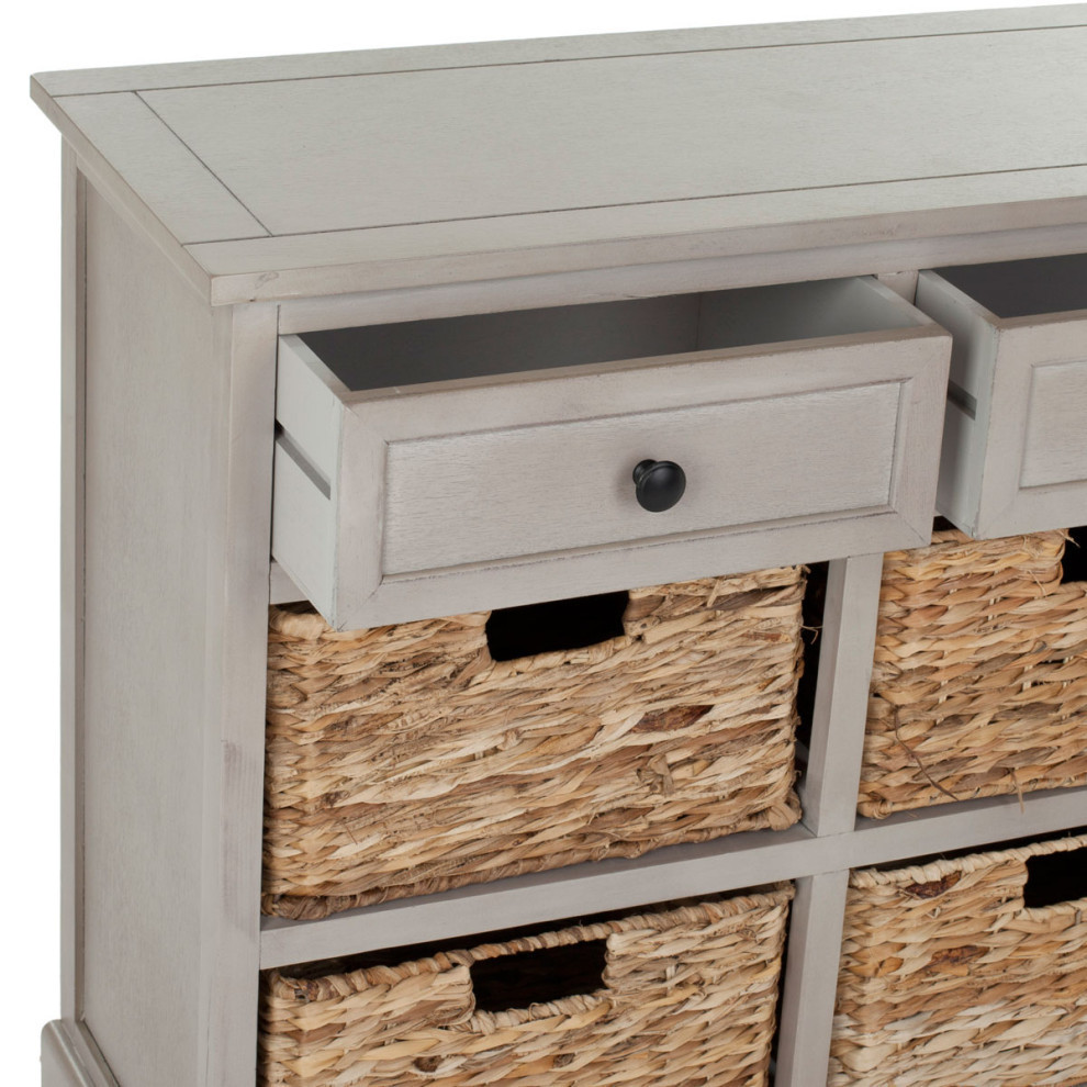 Mitzy Storage Unit  Vintage Gray   Tropical   Accent Chests And Cabinets   by Rustic Home Furniture Deco  Houzz