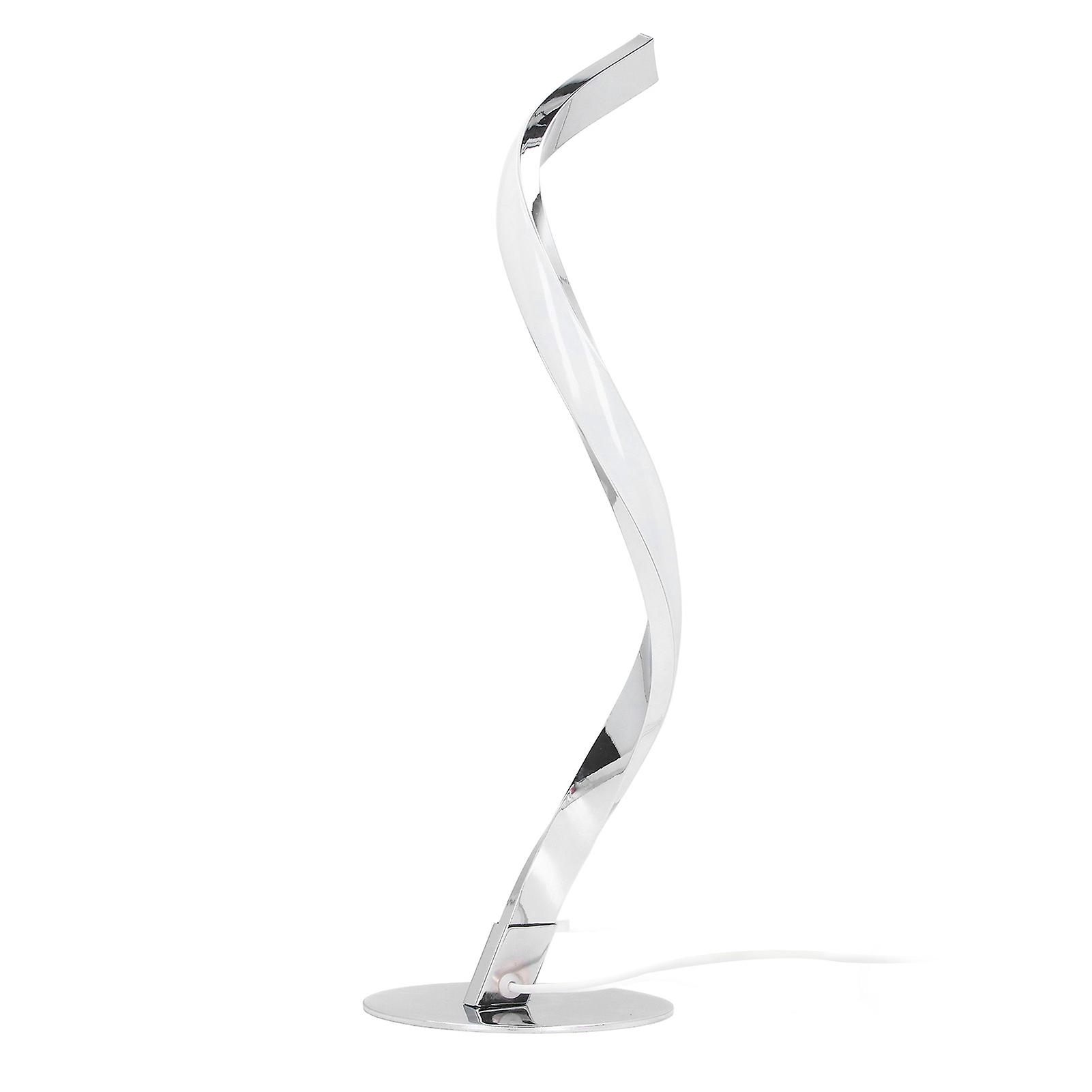 Curved Table Lamp Modern 3000K White Light LED Spiral Desk Light for Living Room Bedroom 100‑240VUS Plug