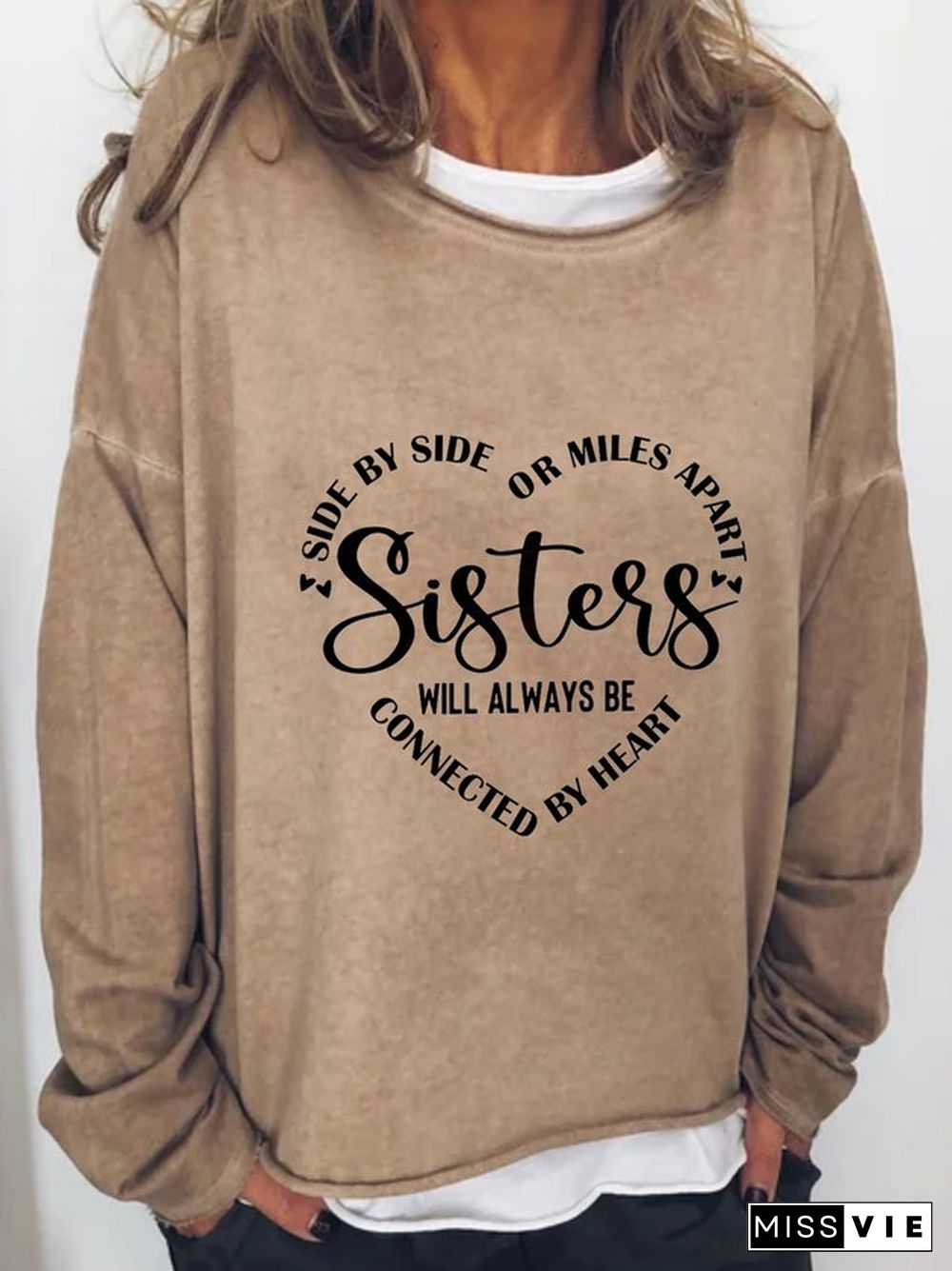 Sisters Casual Long Sleeve Shirt