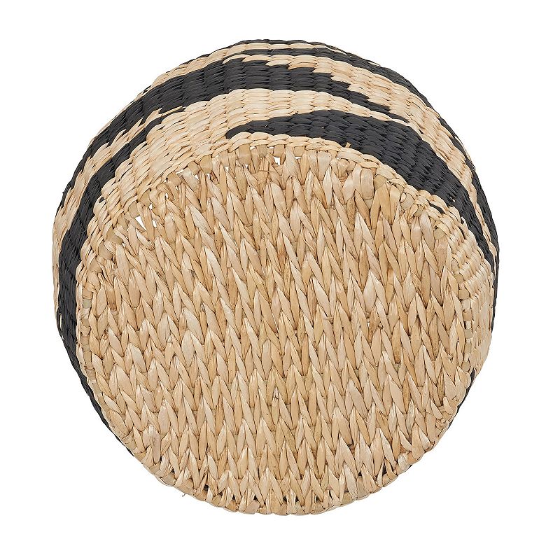 Household Essentials Large Zig-Zag Barrel Basket