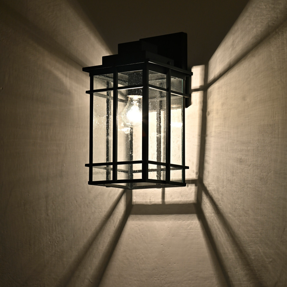 CHLOE Lighting Kenneth Transitional 1 Light Outdoor Wall Sconce   Transitional   Outdoor Wall Lights And Sconces   by Homesquare  Houzz