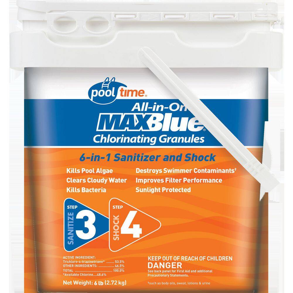 Pool Time MaxBlue 6 lbs. All-In-One Chlorinating Granules 20206PTM