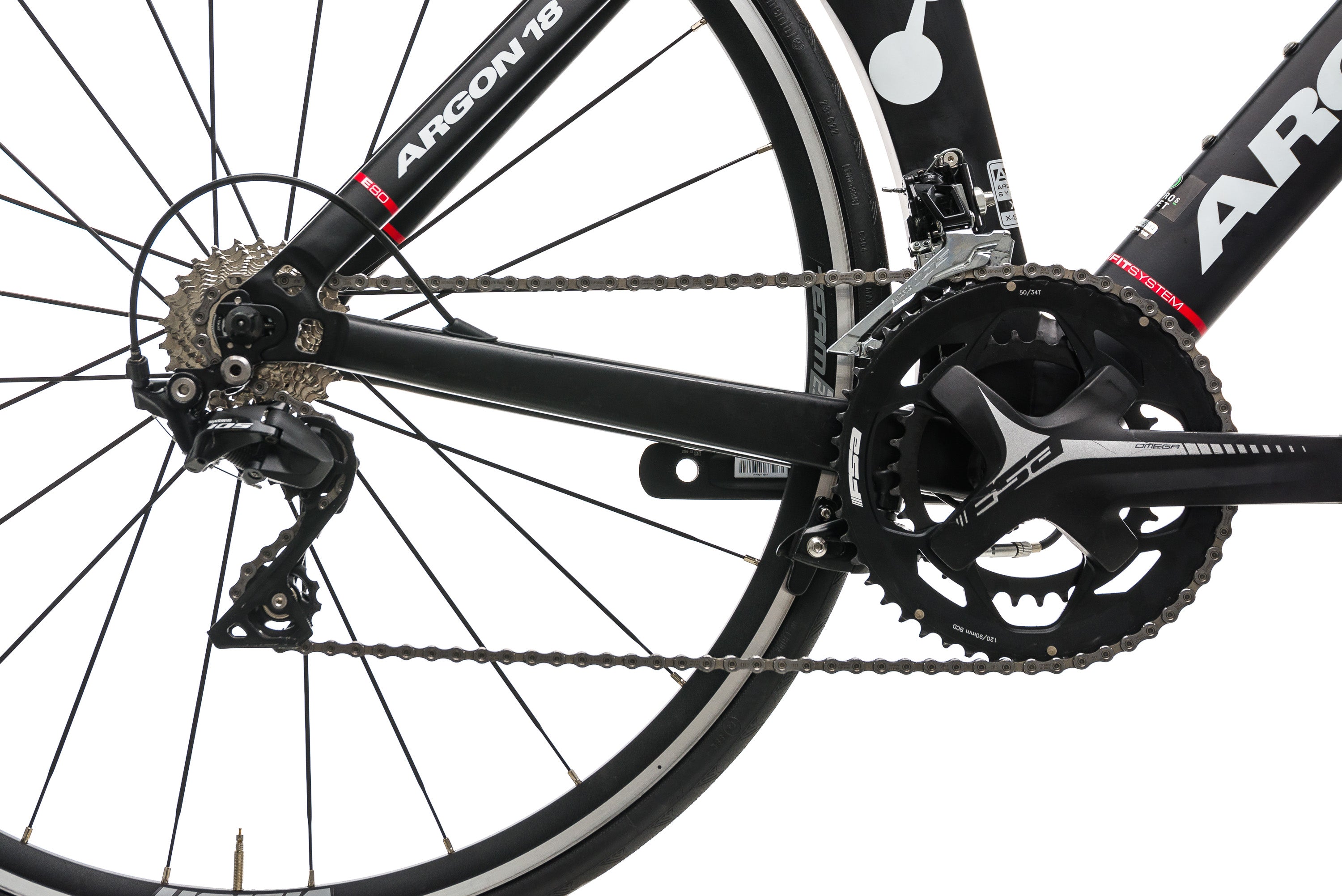 Argon 18 E-80 Triathlon Bike - 2017, X-Small