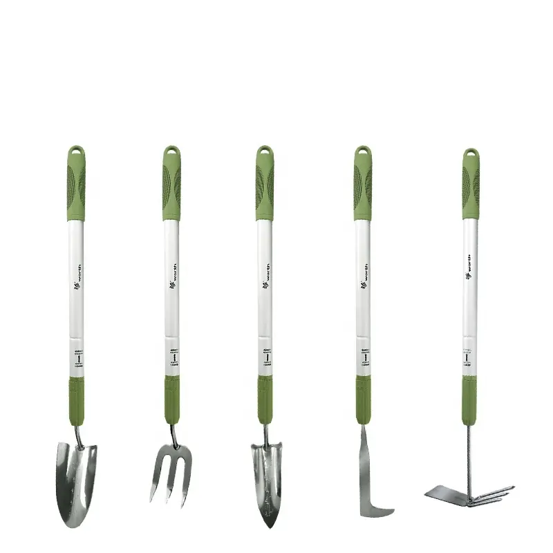 High Quality Stainless Steel Telescopic Long Handled Garden Trowel Tool