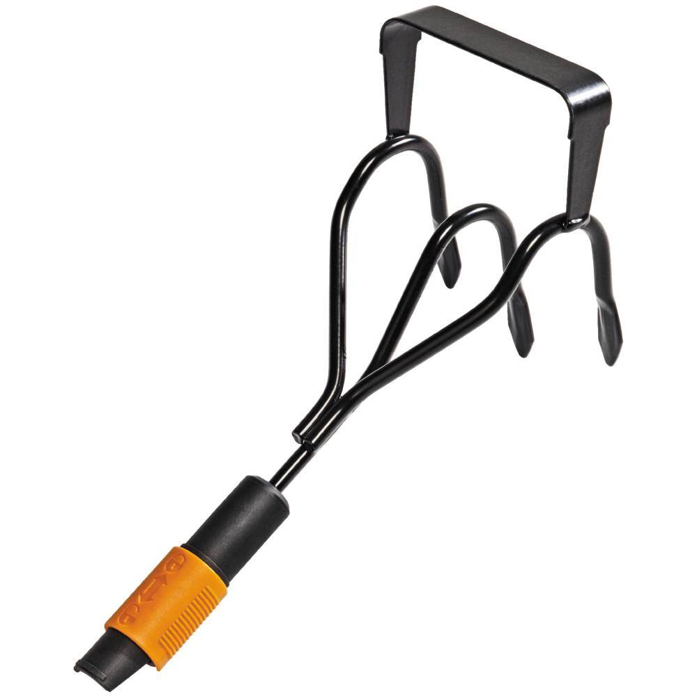 Fiskars 7 in. QuikFit Cultivator Garden Hoe Interchangeable Head Attachment 330330-1001