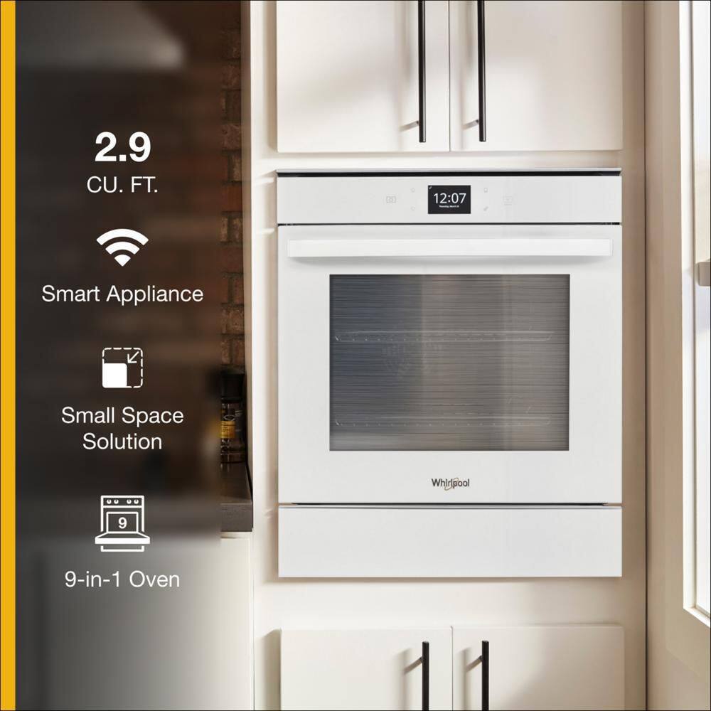 Whirlpool 24 in. Single Electric Wall Oven in White WOS52ES4MW