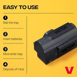 Victor Humane Battery-Powered Non-Toxic No-Touch Multi-Kill Indoor Electronic Mouse Trap M260