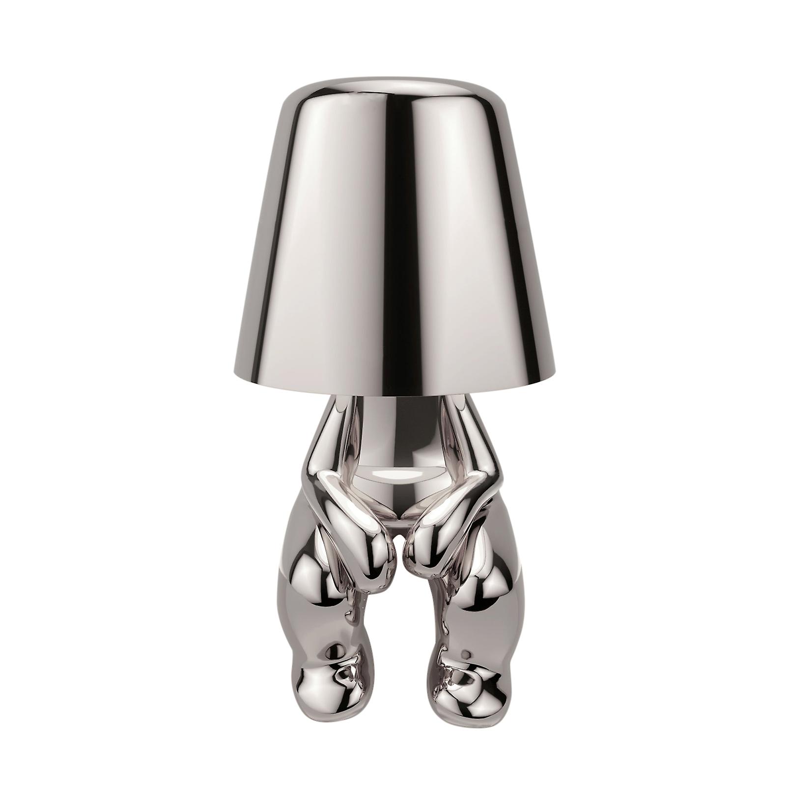 Creative Silver Mr-when Bedside/living Room Decorative Table Lamp