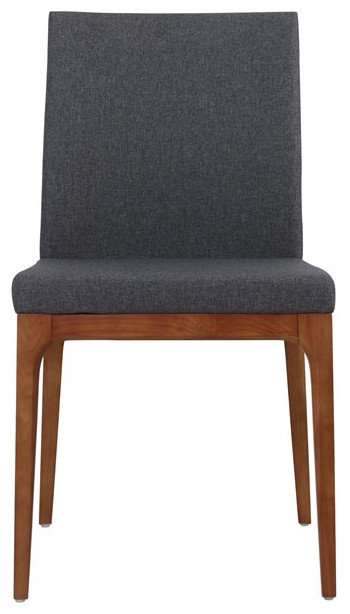 New Pacific Direct Devon 18.5 quotFabric Chair in Night Shade Gray (Set of 2)   Dining Chairs   by Homesquare  Houzz