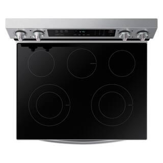  6.3 cu. ft. Smart Freestanding Electric Range with Rapid Boil and Self Clean in Stainless Steel NE63A6311SS