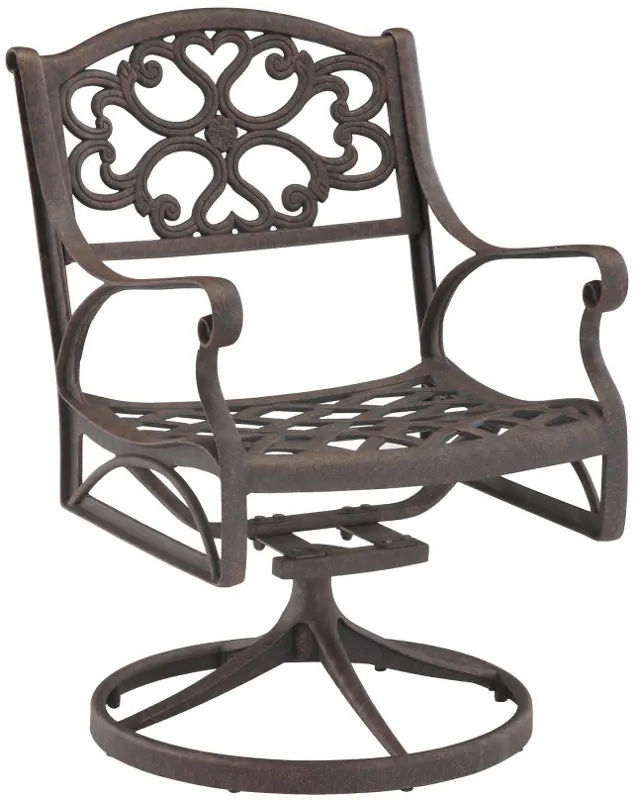 Sanibel Bronze Outdoor Swivel Rocking Chair