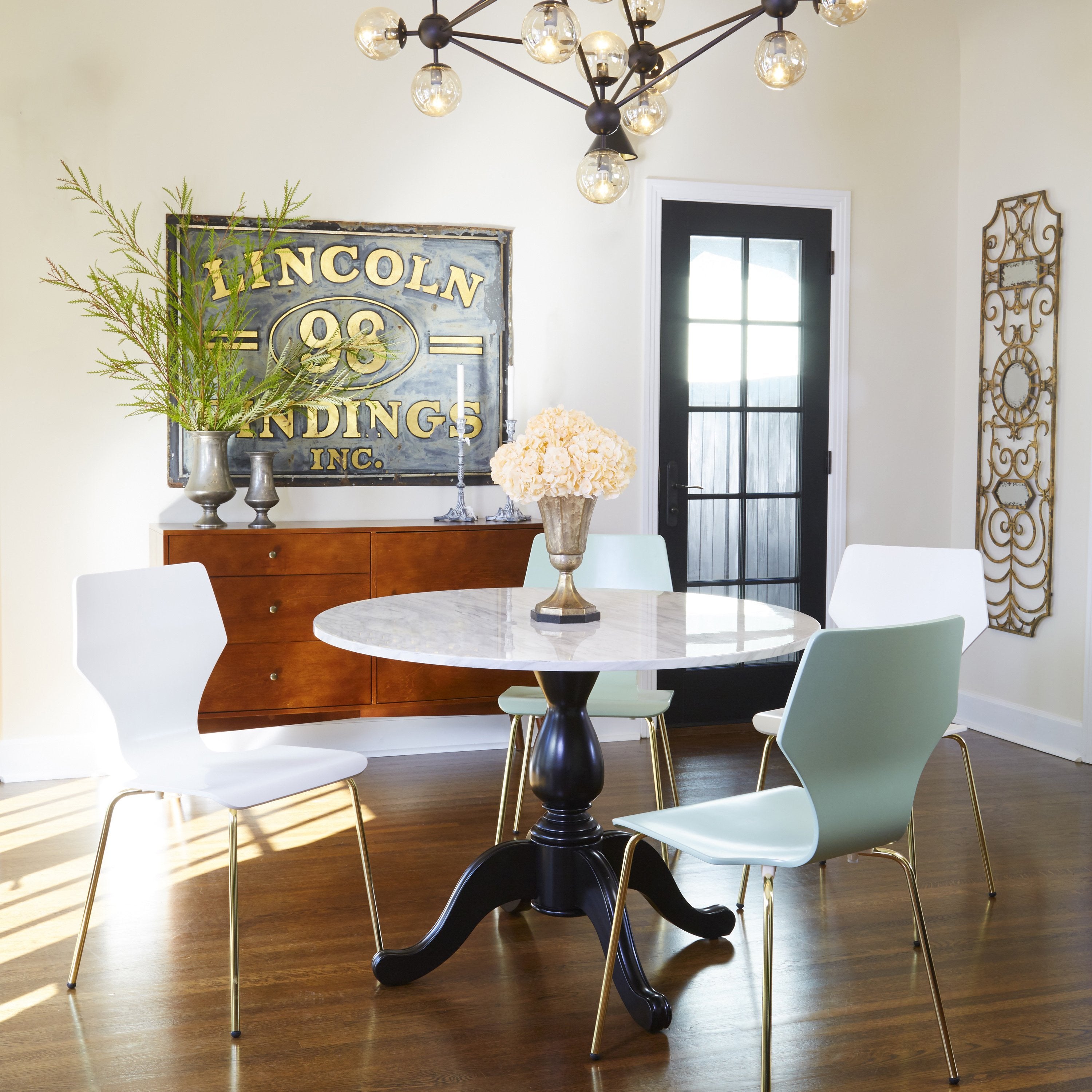 angelo:HOME Dining Table - Enna (black base)