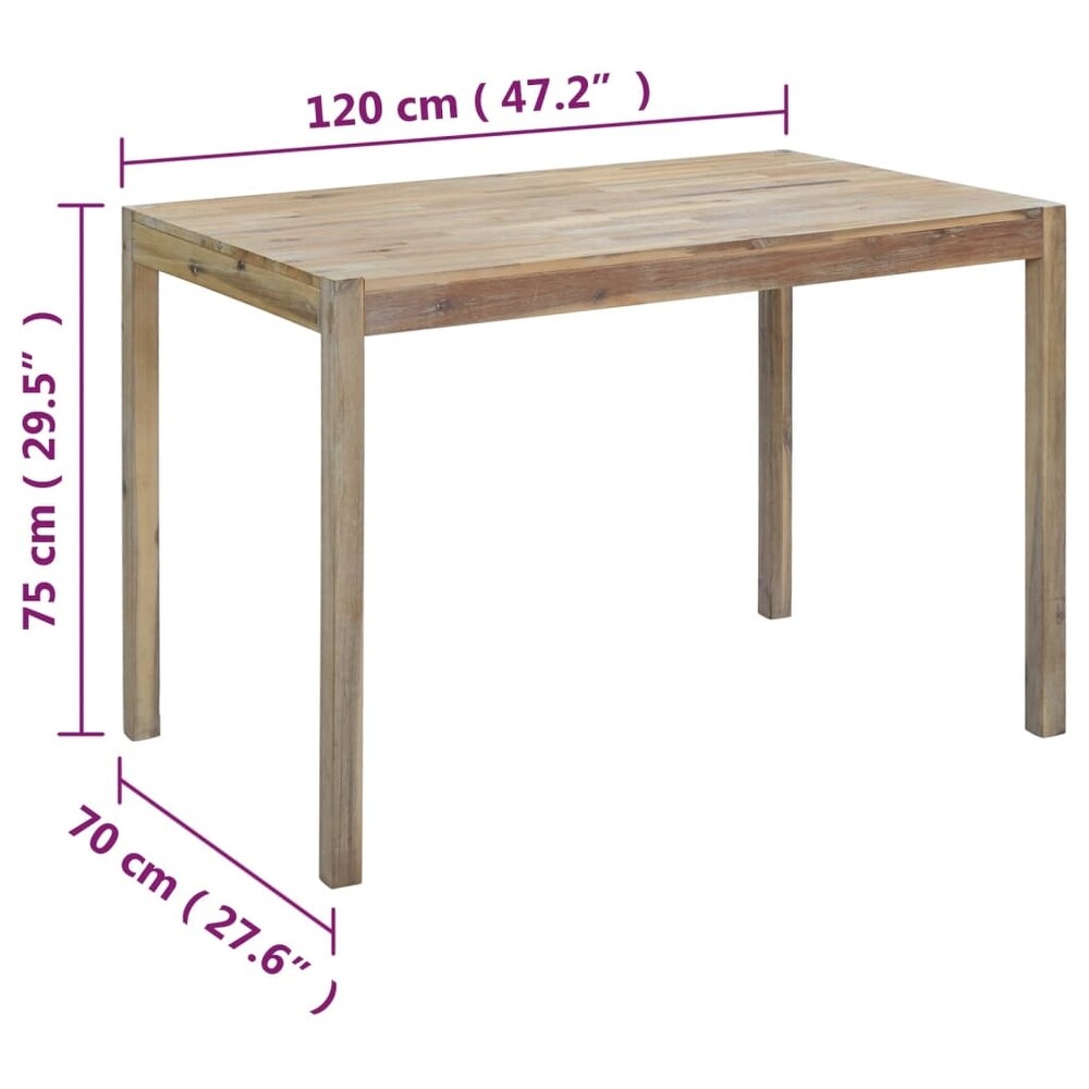 vidaXL Dining Table 47.2\