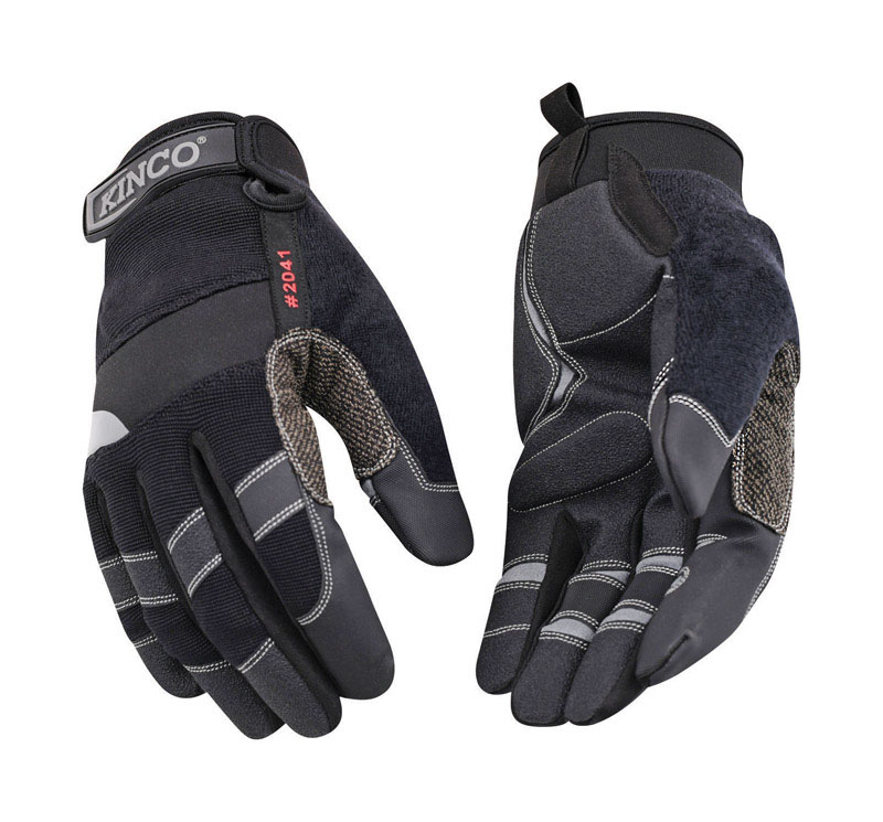 Kinco General Men\u0027s Outdoor Padded Work Gloves Gray L 1 pair