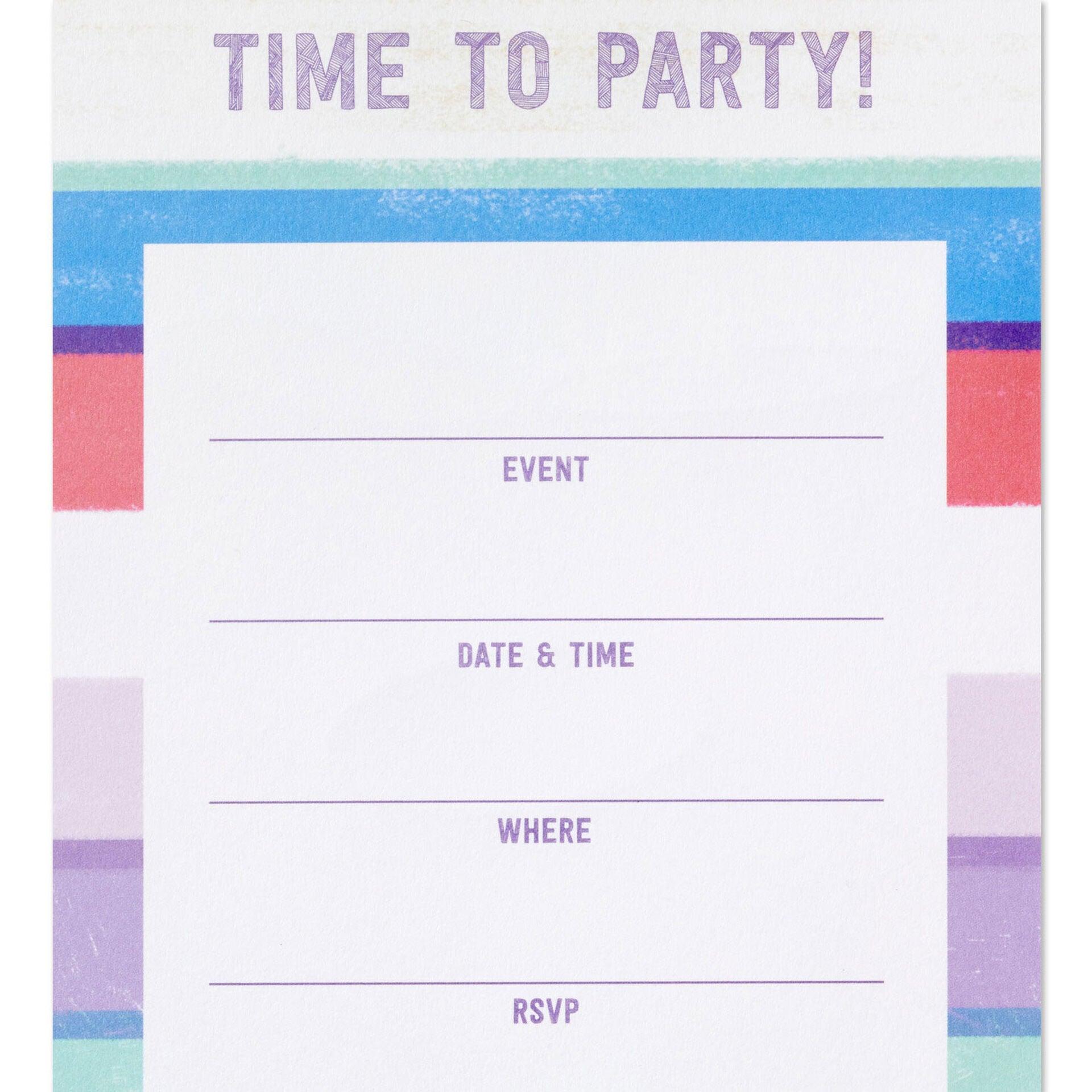 Hallmark  Cocktail Cheers Party Invitations, Pack of 10