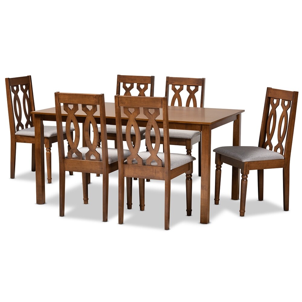 Cherese Modern and Contemporary 7 Piece Dining Set